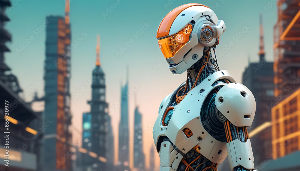 robot in the city robot in the city