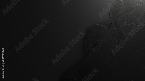 Elegant Minimalistic Black Background with Soft Texture and Subtle Lighting photo
