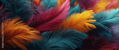 Abstract background made of animal wool or feathers, creating a warm and cozy atmosphere