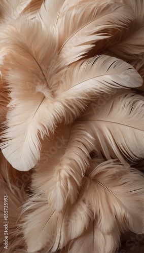 Abstract background made of animal wool or feathers, creating a warm and cozy atmosphere