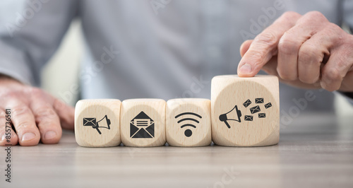 Concept of email marketing