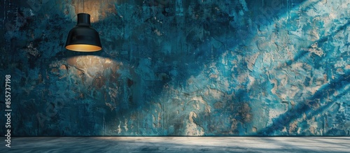 blue stone wall modern inte...