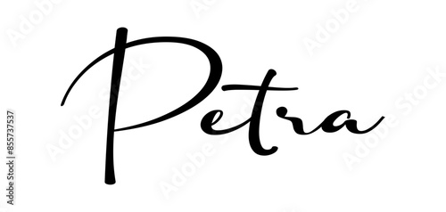Petra  - colore nero - parola nome scritta - ideale per websites, presentazioni, biglietti, banners, sweatshirt, stampe, cricut, silhouette, sublimazioni, etichette, adesivi