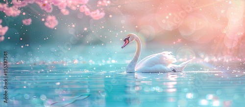 the beautiful swan pastel b...