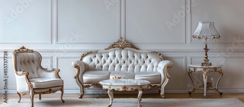 Interior design with luxuri...
