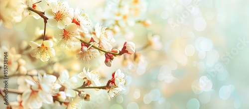 tree apricot blossoms in sp...