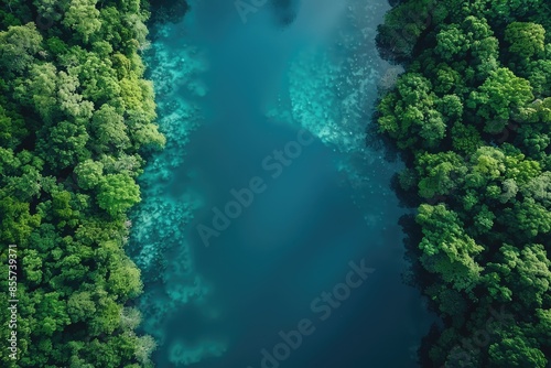 beautiful view of the calm lake professional photography