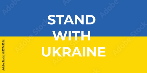 Support for Ukraine. Ukrainian flag © Anastasiia Bublyk