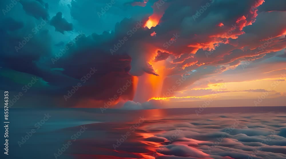 a tornado in the middle of the ocean a tornado in the middle of the ocean