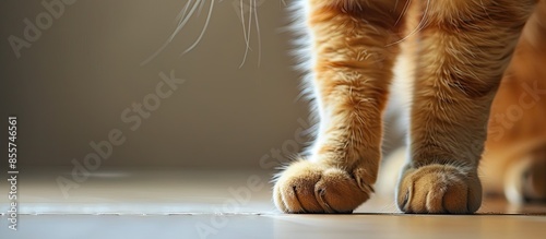 cat leg. with copy space im...
