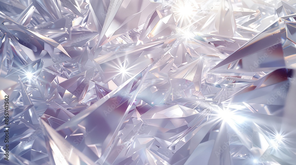 Refracted within fractured crystals, a mesmerizing spectrum Refracted within fractured crystals, a mesmerizing spectrum