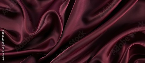 Obraz na płótnie Smooth elegant burgundy silk or satin luxury cloth texture can use as abstract background. Luxurious background design. Top view. with copy space image. Place for adding text or design w salonie