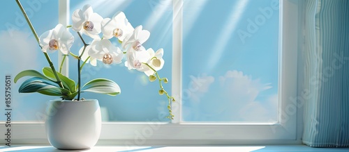 Orchid flower, grown on the...