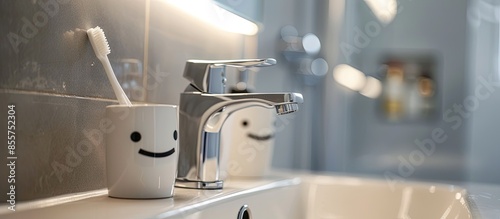 chromed metal faucet for ho...