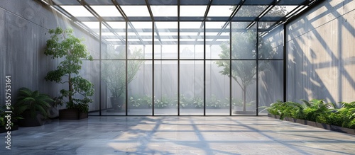 transparent roof covering w...