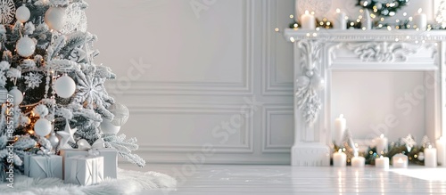 Christmas Interior white ro...