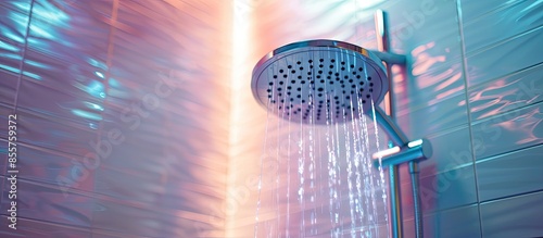 Shower in the bathroom of t...