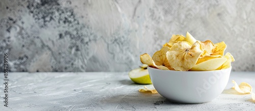 Organic apple chips or drie...