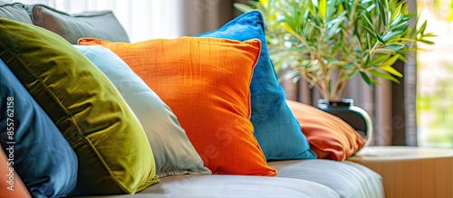 Modern Blue, green, and ora...