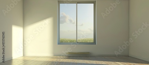 empty interior with a windo...