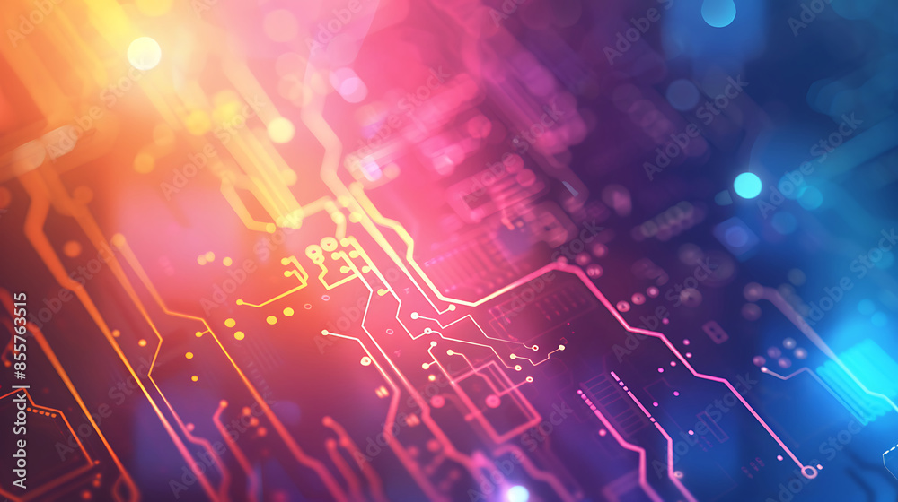 Obraz premium abstract technology background