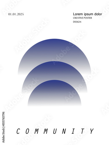 Abstract gradient poster background set. Minimalist style cover template with vibrant perspective geometric prism shapes collection. Ideal design for social media, cover, banner, flyer. Pro Vector.
