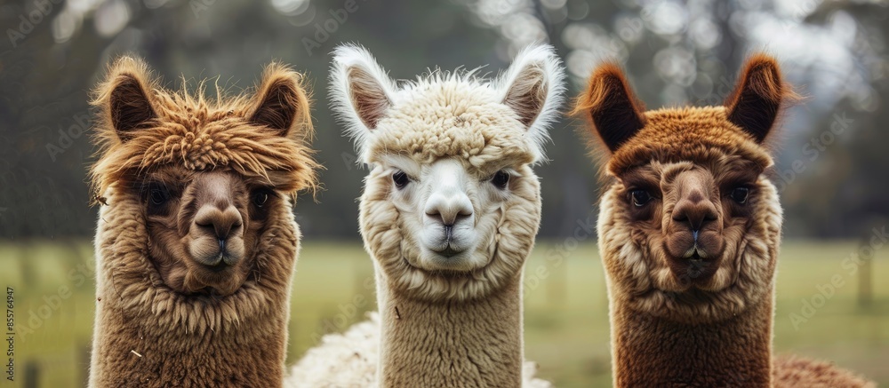 Alpacas. Copy space image. Place for adding text or design Alpacas. Copy space image. Place for adding text or design