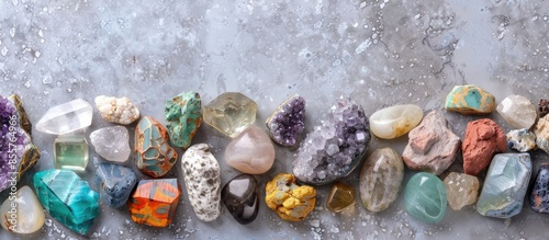 Collection of various raw m...