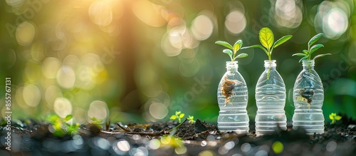 Plastic bottles water DIY f...