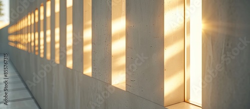 The modern wall vertical cu...