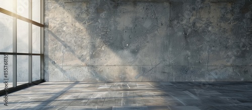 empty room with concrete wa...