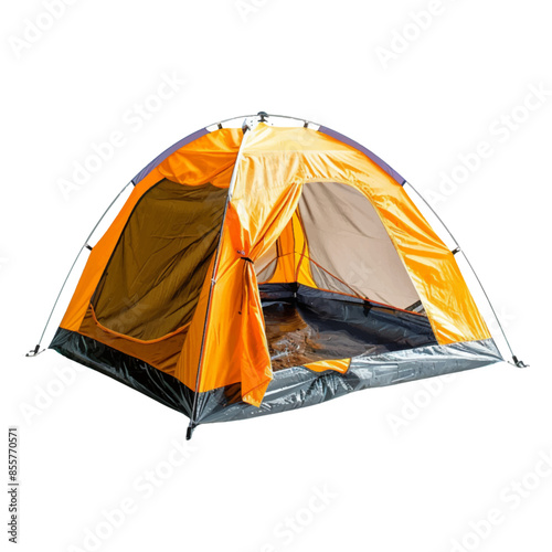 Isolated tent on white background