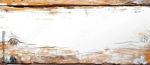 A wooden frame isolated on ...