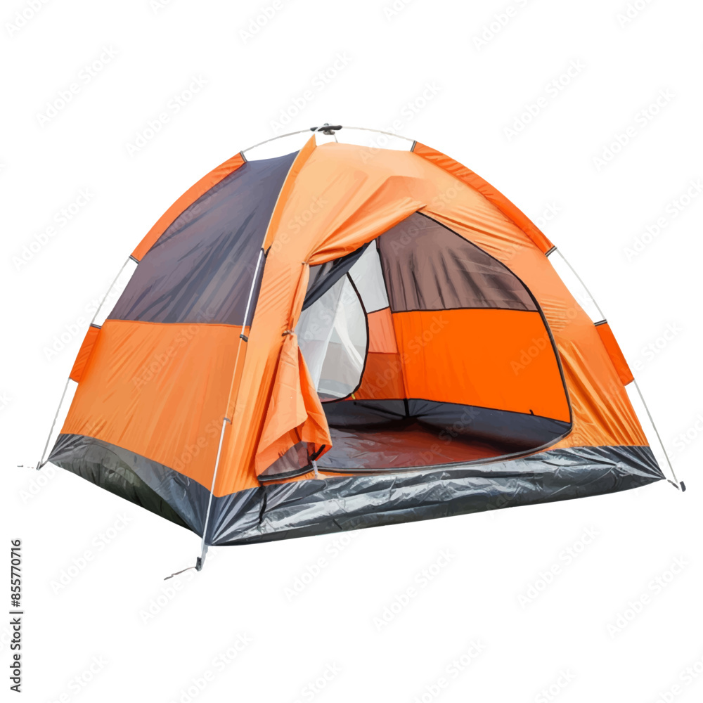 Isolated tent on white background Isolated tent on white background