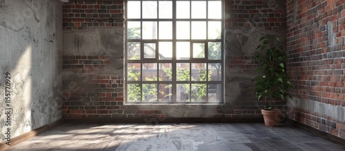 empty interior with a windo...