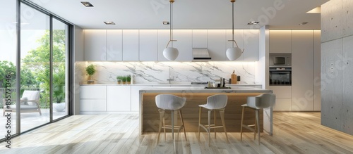 Cozy well designed modern k...