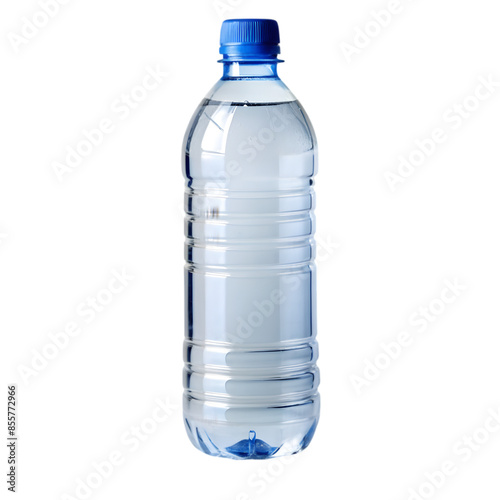 water bottle mock-up isolated on transparent background