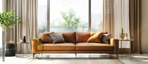Interior of modern living r...
