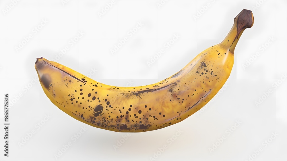 one banana isolated on white background with clipping path. one banana isolated on white background with clipping path.