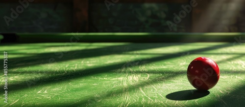 snooker ball in the rail un...