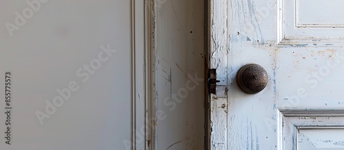 interior white antique door...
