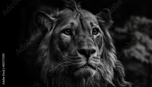 Wallpaper Mural portrait of a lion Torontodigital.ca
