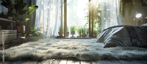 Bedroom interior with a sha...