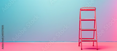 Folding Aluminum Red Ladder...