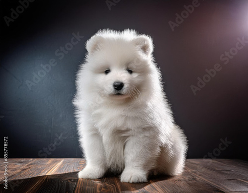 white pomeranian puppy © Ali Saadat