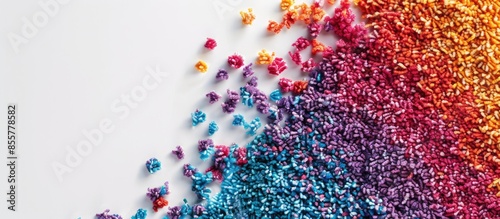 colorful carpet photo on wh...
