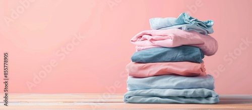 bunch heap of clothes texti...