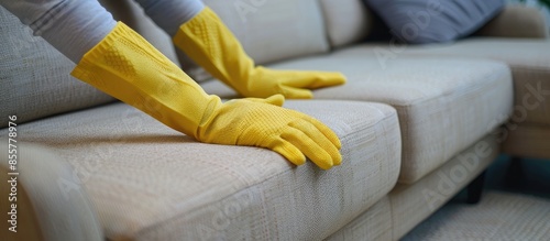 The picture shows cleaning ...