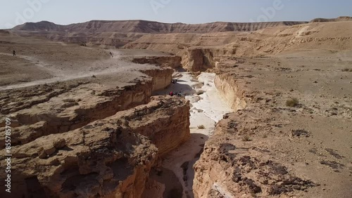 Aerial fpv video over Nahal Peres Israel photo