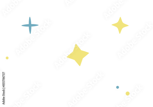 Shining stars, starry sky, many stars, starry endless sky, night sky with glowing sparkles, magic glowing sparkles over skyline, heaven horizon nighttime flat vector illustration. 